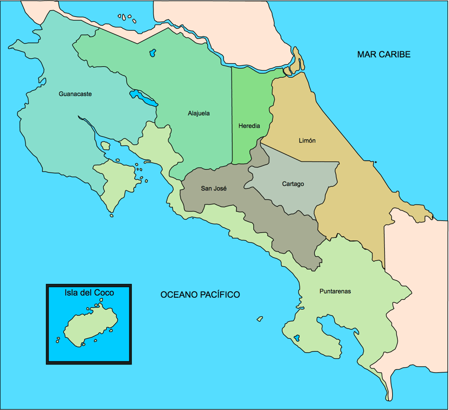 An Introduction to the Seven Provinces of Costa Rica