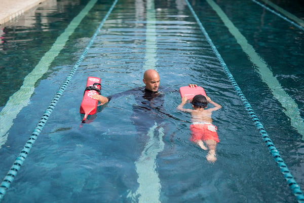 Learning about the ocean starts early, with swim lessons