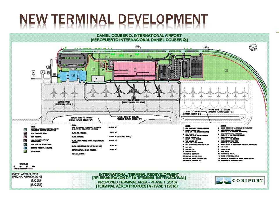 Liberia airport's new terminal building